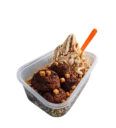 Creamy Fudgie Brownie Smile