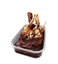 Kinder Beuno Fudge Cake & Ice cream