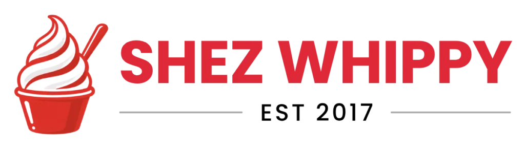 Shez Whippy (EST 2017) Main logo